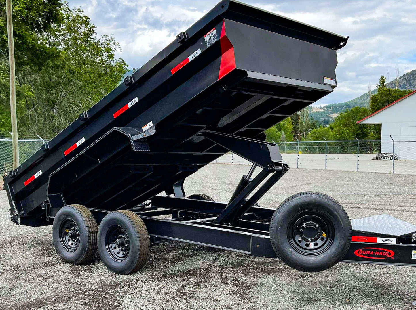 7x14 Dump Trailer Rental - 14K GVW