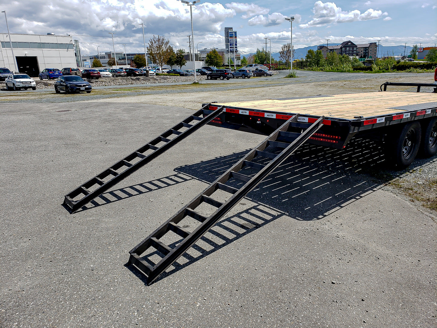 20FT Deck Over Flat-deck Trailer Rental - 14K GVW