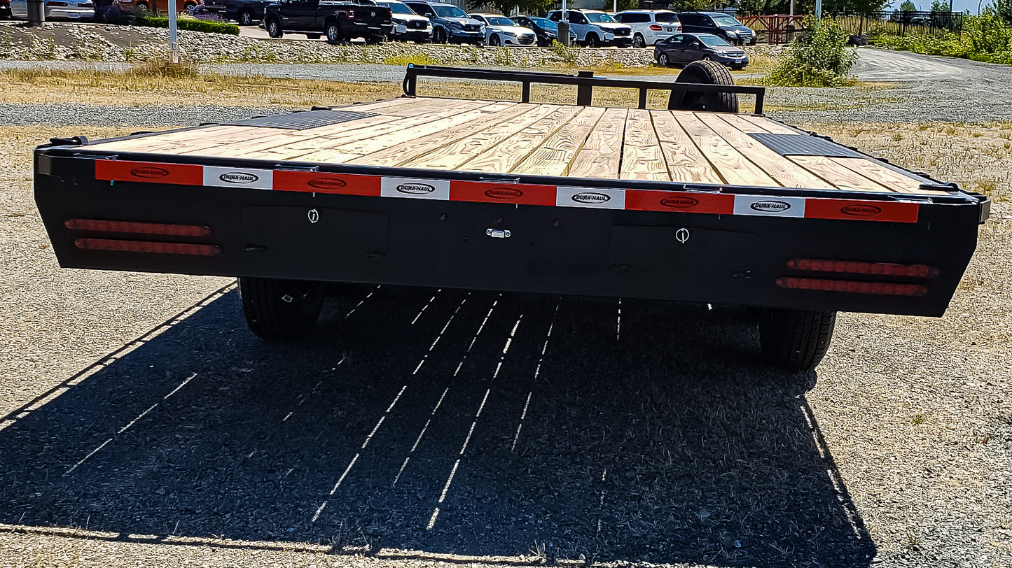 20FT Deck Over Flat-deck Trailer Rental - 14K GVW