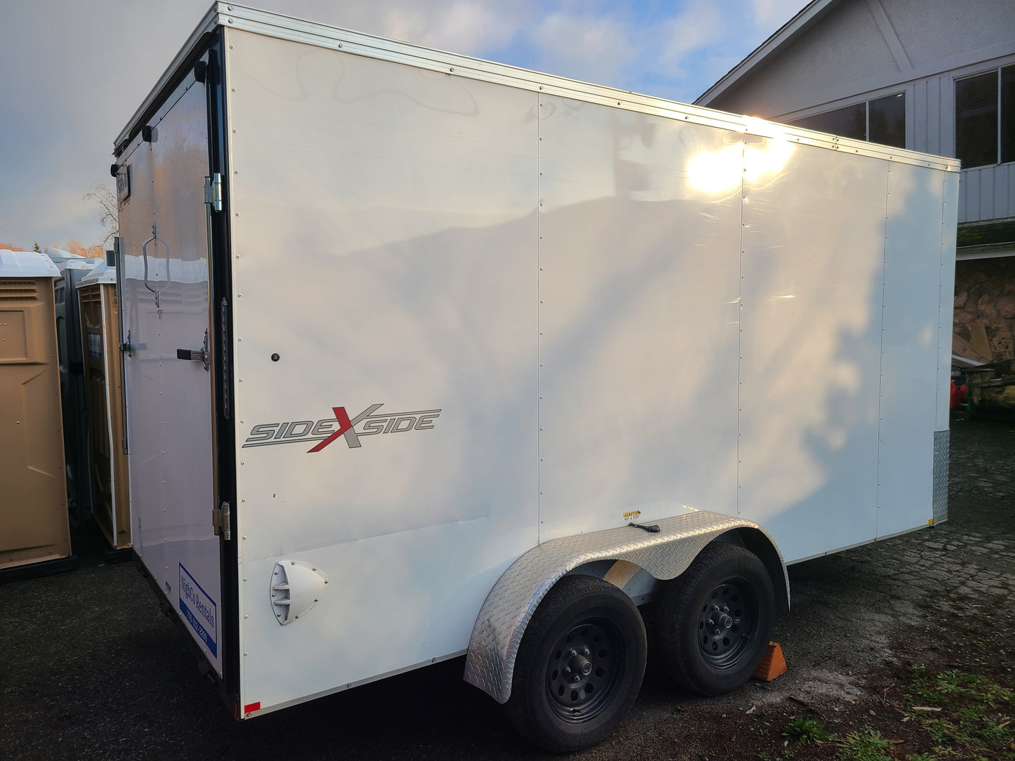 2023 TNT 7x14 Enclosed "SidexSide" Trailer- 7,000lbs