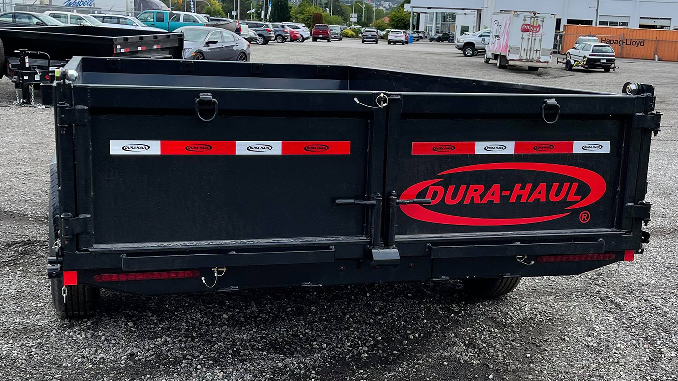 7x14 Dump Trailer Rental - 14K GVW